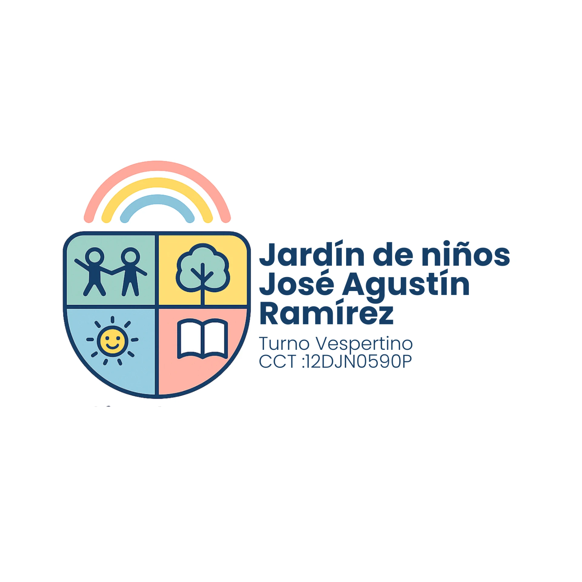 Logo oficial del Jardín de Niños José Agustín Ramírez